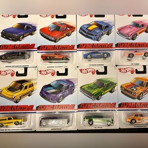 Hot Wheels 2019 Flying Customs(Complete Set Of 8)